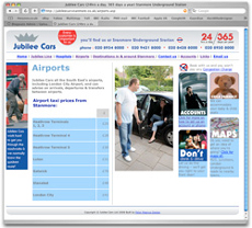 Jubilee Cars website